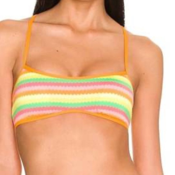 NEW L*SPACE pamela bikini top in under the sun - Picture 1 of 11